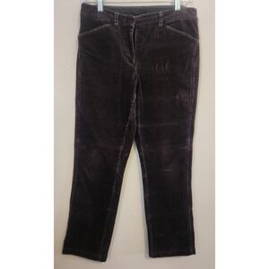 Y2k Skyline Pant By City Dkny Brown Corduroy‎ Size 4 Cotton Stretchy
